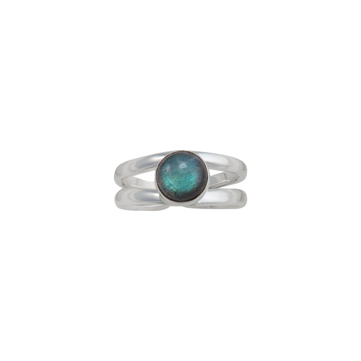 Sterling Silver Labradorite Cuff Ring | Charles Albert Jewelry