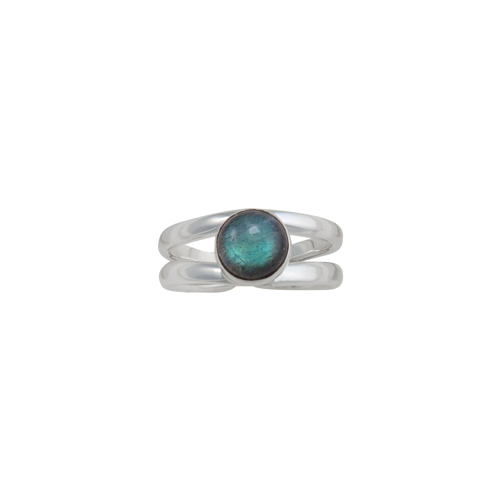 Sterling Silver Labradorite Cuff Ring | Charles Albert Jewelry
