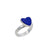 Sterling Silver Lapis Lazuli Heart Adjustable Ring | Charles Albert Jewelry