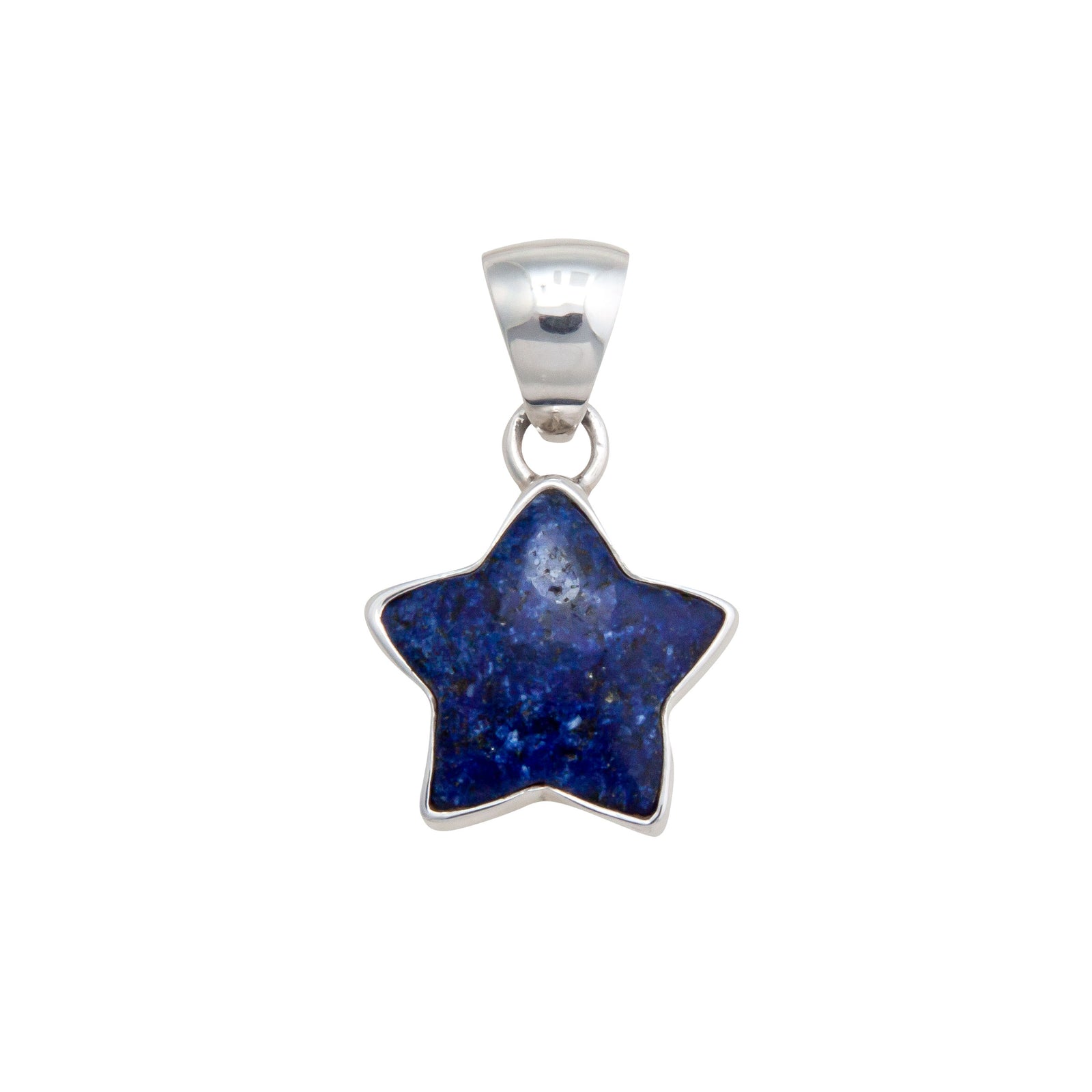 Sterling Silver Lapis Lazuli Star Pendant | Charles Albert Jewelry
