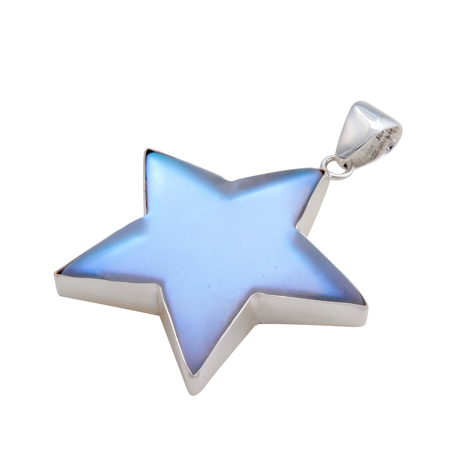 Sterling Silver Luminite Star Pendant - Large | Charles Albert Jewelry