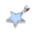 Sterling Silver Medium (30mm) Luminite Star Pendant | Charles Albert Jewelry