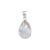 Sterling Silver Mother of Pearl Teardrop Pendant | Charles Albert Jewelry