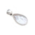 Sterling Silver Mother of Pearl Teardrop Pendant | Charles Albert Jewelry