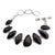 Sterling Silver Obsidian Bracelet | Charles Albert Jewelry