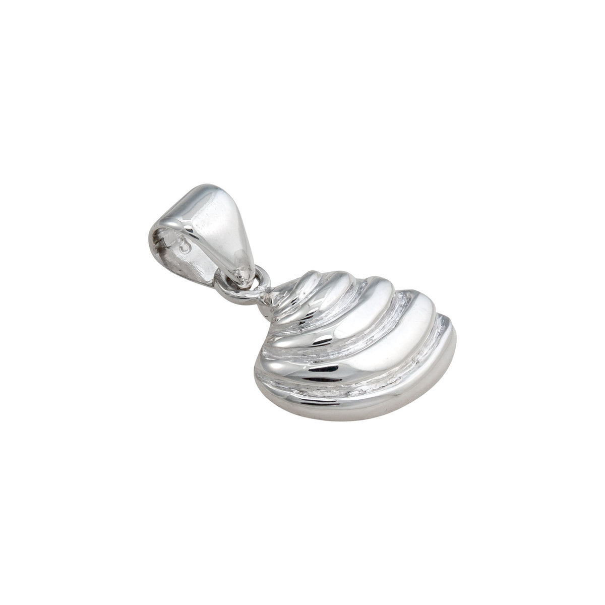 Sterling Silver Pawley's Island Shell Pendant | Charles Albert Jewelry