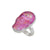Sterling Silver Pink Glitter Skull Quartz Ring | Charles Albert Jewelry