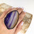 Sterling Silver Purple Agate Slice Adjustable Ring - Style #2 | Charles Albert Jewelry