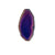 Sterling Silver Purple Agate Slice Adjustable Ring - Style #3 | Charles Albert Jewelry