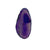 Sterling Silver Purple Agate Slice Adjustable Ring - Style #8 | Charles Albert Jewelry