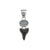 Sterling Silver Rainbow Moonstone & Shark Tooth Pendant | Charles Albert Jewelry