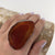 Sterling Silver Rust Agate Slice Adjustable Ring - Style #12 | Charles Albert Jewelry