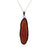 Sterling Silver Rust Agate Slice Pendant - Style #10 | Charles Albert Jewelry