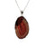 Sterling Silver Rust Agate Slice Pendant - Style #6 | Charles Albert Jewelry