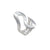 Sterling Silver Serpentine High Polish Adjustable Ring | Charles Albert Jewelry