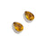 Sterling Silver Teardrop Citrine Post Earrings | Charles Albert Jewelry