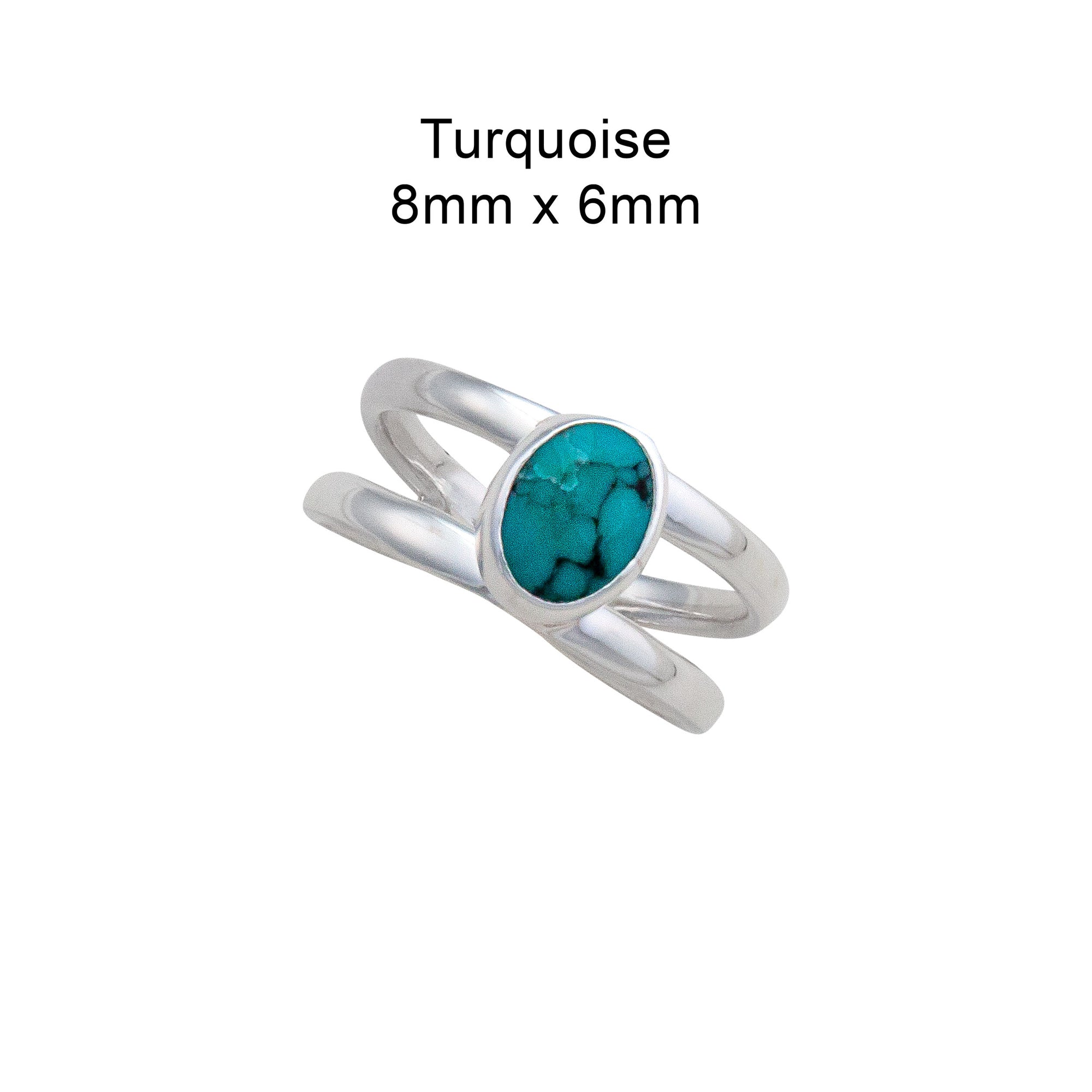 Sterling Silver Turquoise Cuff Ring | Charles Albert Jewelry