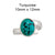 Sterling Silver Turquoise Petite Adjustable Ring | Charles Albert Jewelry