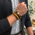 Tiger Eye Elongated Stretchy Bracelet - In Use | Charles Albert Jewelry
