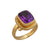 Charles Albert Jewelry - Alchemia Amethyst Adjustable Rope Ring - Front View