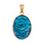 Charles Albert Jewelry - Alchemia Blue Abalone Pendant - Front View