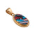 Charles Albert Jewelry - Alchemia Blue Fordite Oval Rope Pendant - Side View