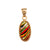 Charles Albert Jewelry - Alchemia Green Fordite Rope Pendant - Front View