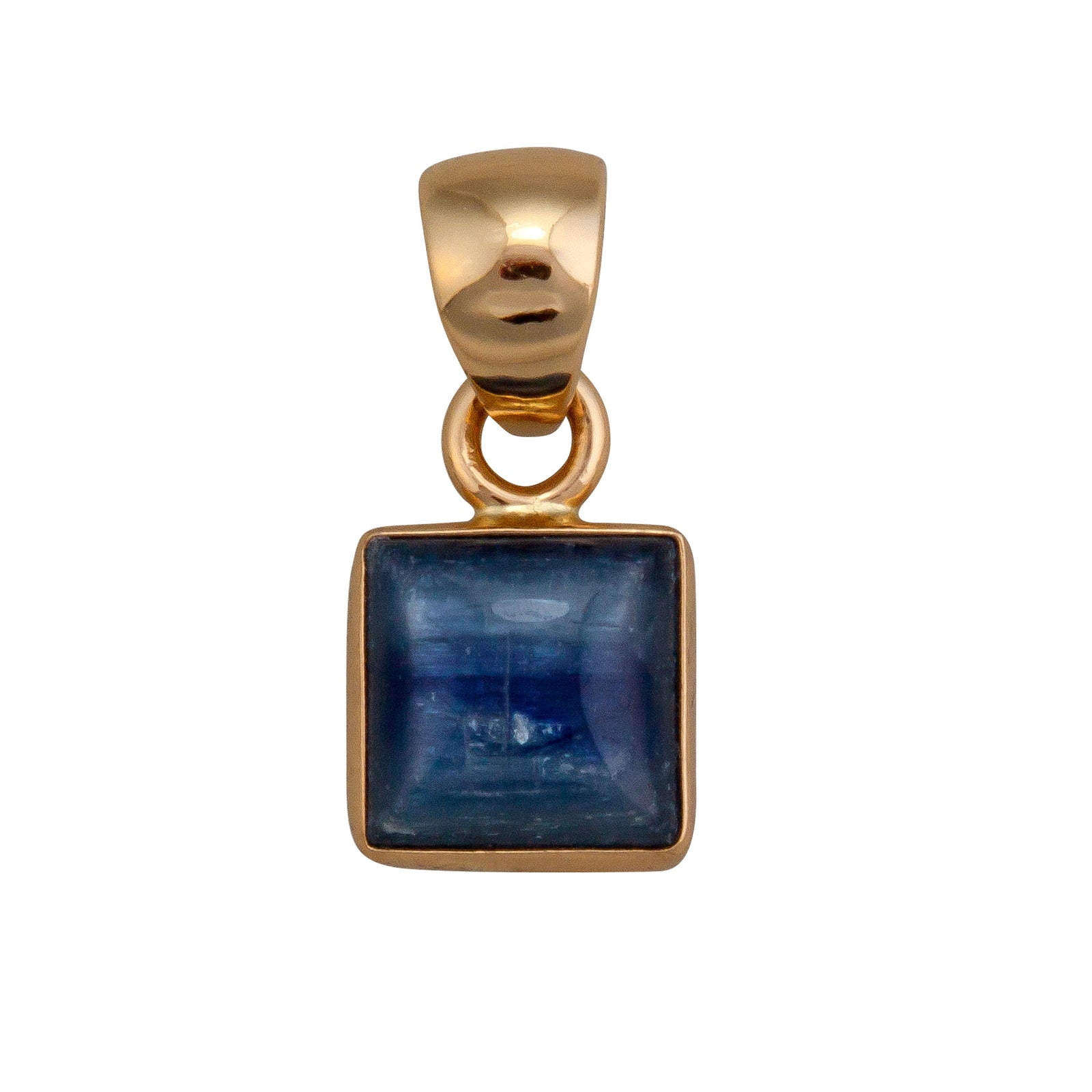 Charles Albert Jewelry - Alchemia Kyanite Square Pendant - Front View