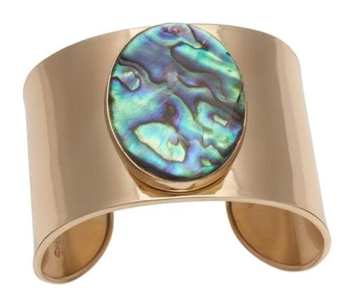 Charles Albert Jewelry - Alchemia Natural Abalone Cuff Bracelet - Front View