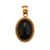 Charles Albert Jewelry - Alchemia Onyx Oval Rope Pendant - Front View