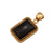 Charles Albert Jewelry - Alchemia Onyx Rectangle Rope Pendant - Side View