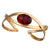 Alchemia Red Abalone Infinity Cuff Bracelet - Front View | Charles Albert Jewelry