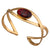 Alchemia Red Abalone Infinity Cuff Bracelet - Side View | Charles Albert Jewelry