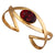Alchemia Red Abalone Infinity Cuff Bracelet - Side View | Charles Albert Jewelry