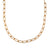 Charles Albert Jewelry - Gold Tone Base Metal Paperclip Chain with Lobster Claw Clasp - Front View