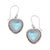 Charles Albert Jewelry - Heartthrob Sterling Silver Luminite Rope Earrings - Front View