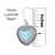 Charles Albert Jewelry - Heartthrob Sterling Silver Luminite Rope Earrings - Measurements