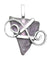 Charles Albert Jewelry - Purple Pompano Beach Glass Freeform Pendant - Front View