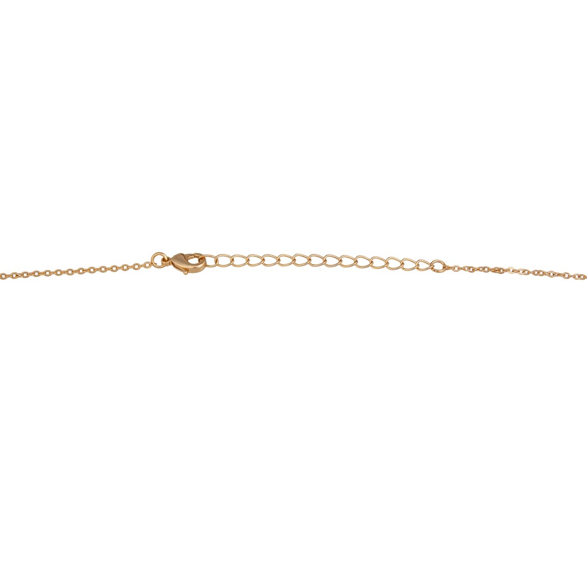 Charles Albert Jewelry - Thin Gold Tone Base Metal Chain - 17in + 3in Extender - Clasp Up Close