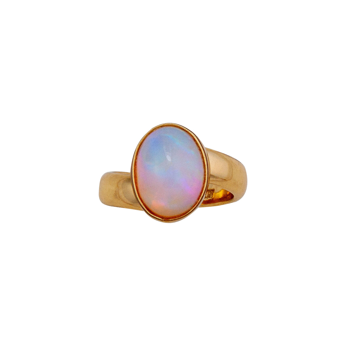 Alchemia Oval Ethiopian Opal Adjustable Ring | Charles Albert Jewelry