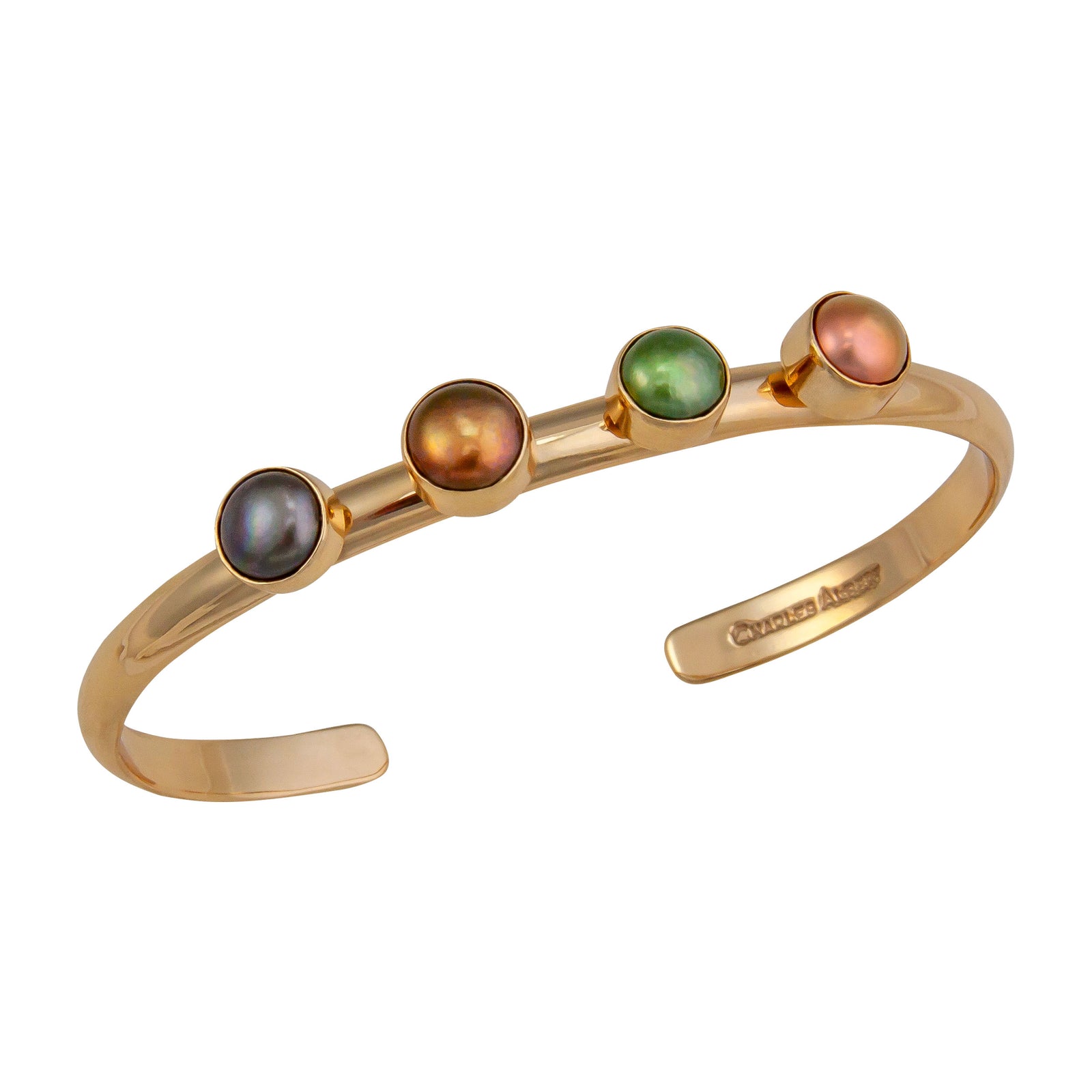 Alchemia Fall Multi-Colored Pearl Mini Cuff | Charles Albert Jewelry