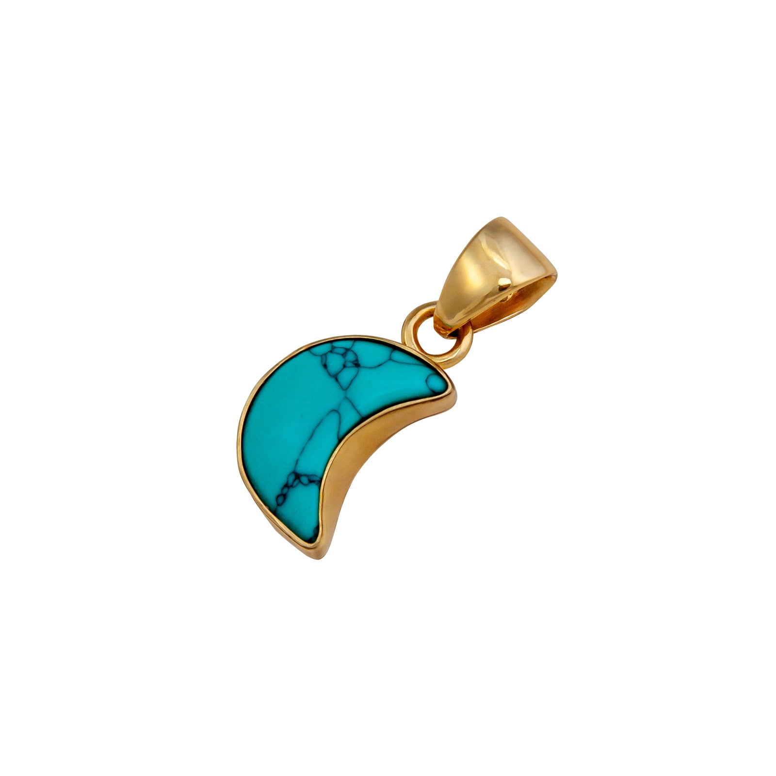 Alchemia Howlite Moon Pendant | Charles Albert Jewelry