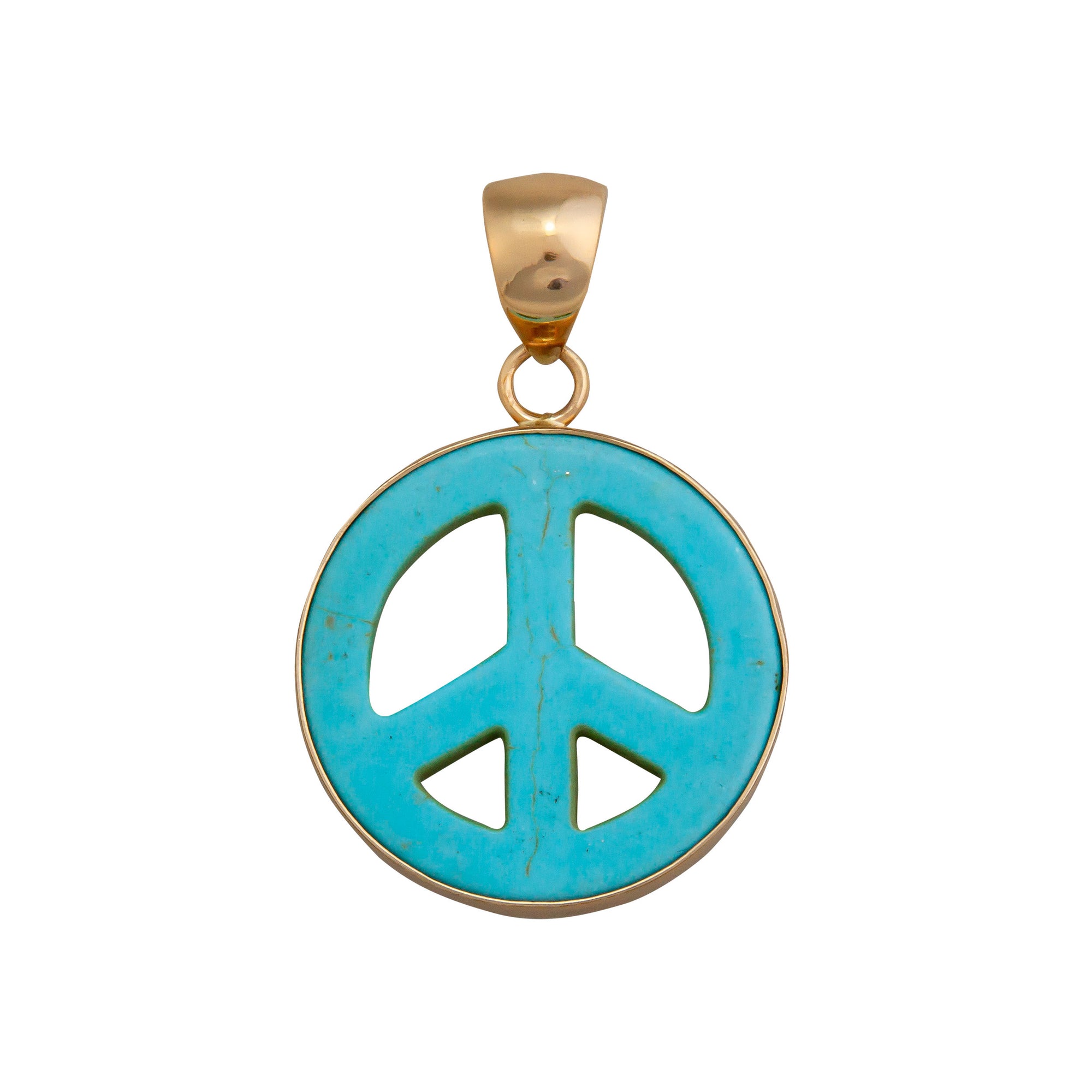 Peace Symbol Diamond Necklace - Custom Design - Bostonian Jewelers