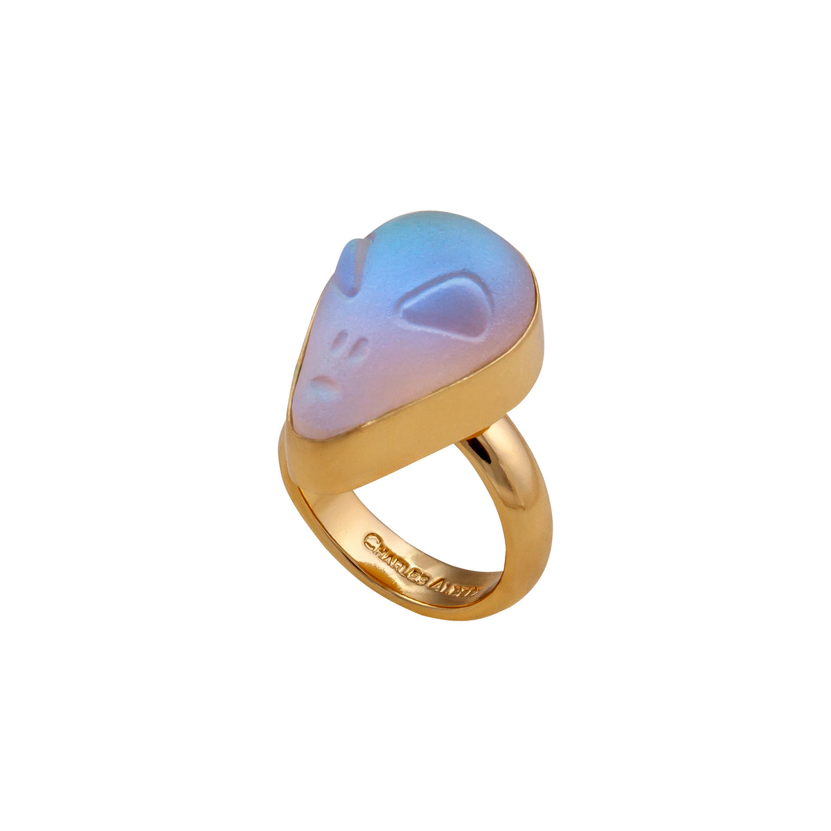Alchemia Luminite Small Alien Adjustable Ring | Charles Albert Jewelry