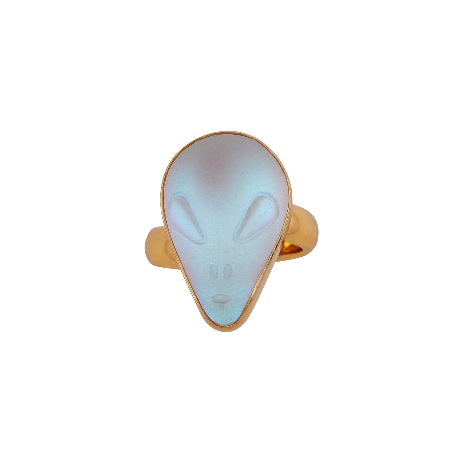 Alchemia Luminite Small Alien Adjustable Ring | Charles Albert Jewelry