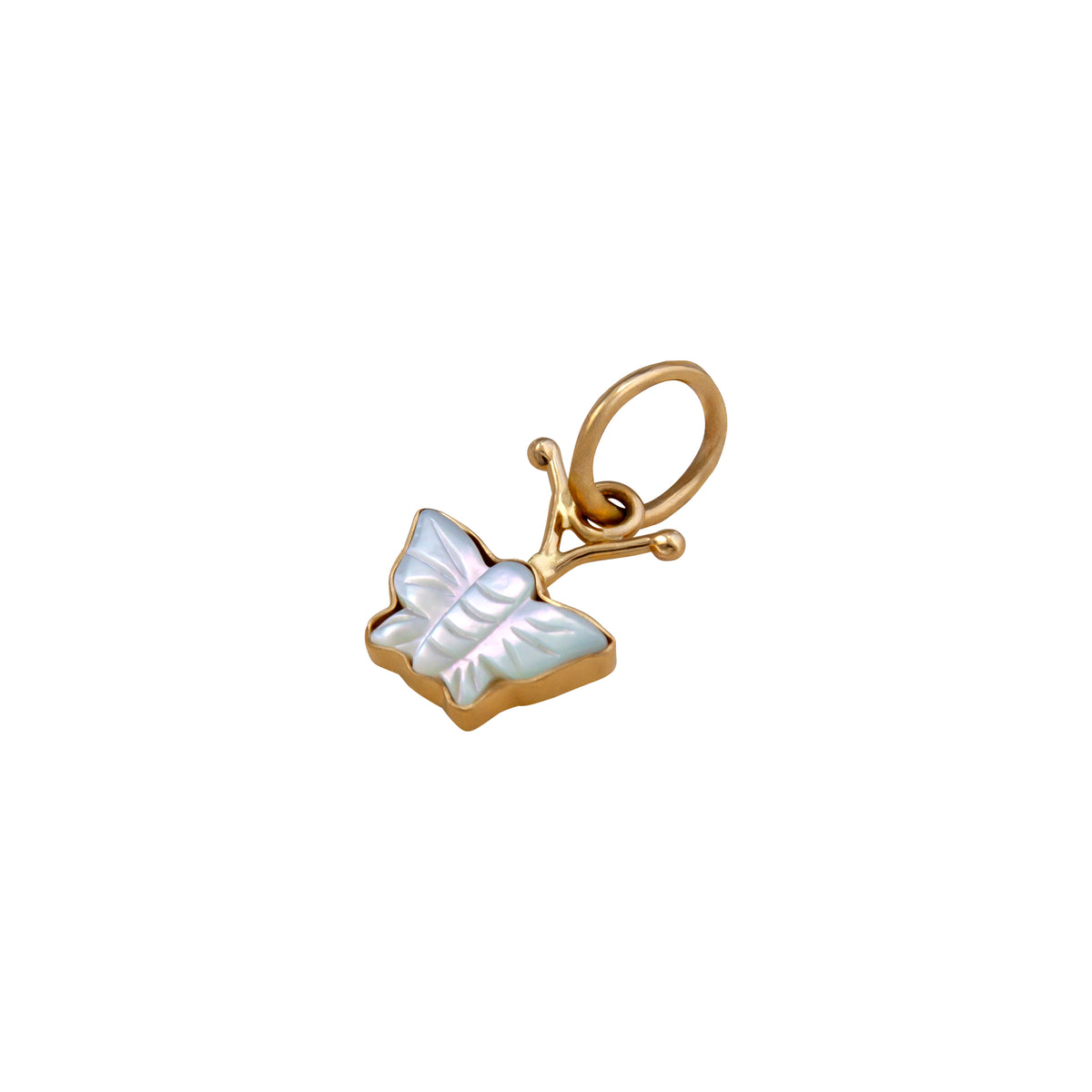 Alchemia Mother of Pearl Butterfly Charm Pendant | Charles Albert Jewelry