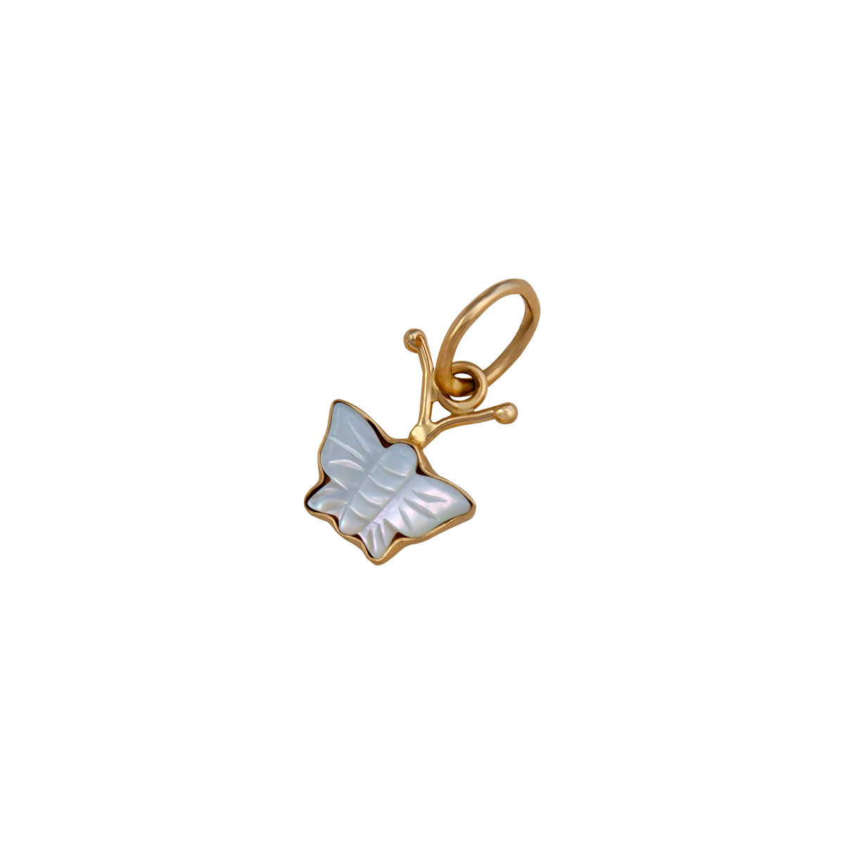 Alchemia Mother of Pearl Butterfly Charm Pendant | Charles Albert Jewelry