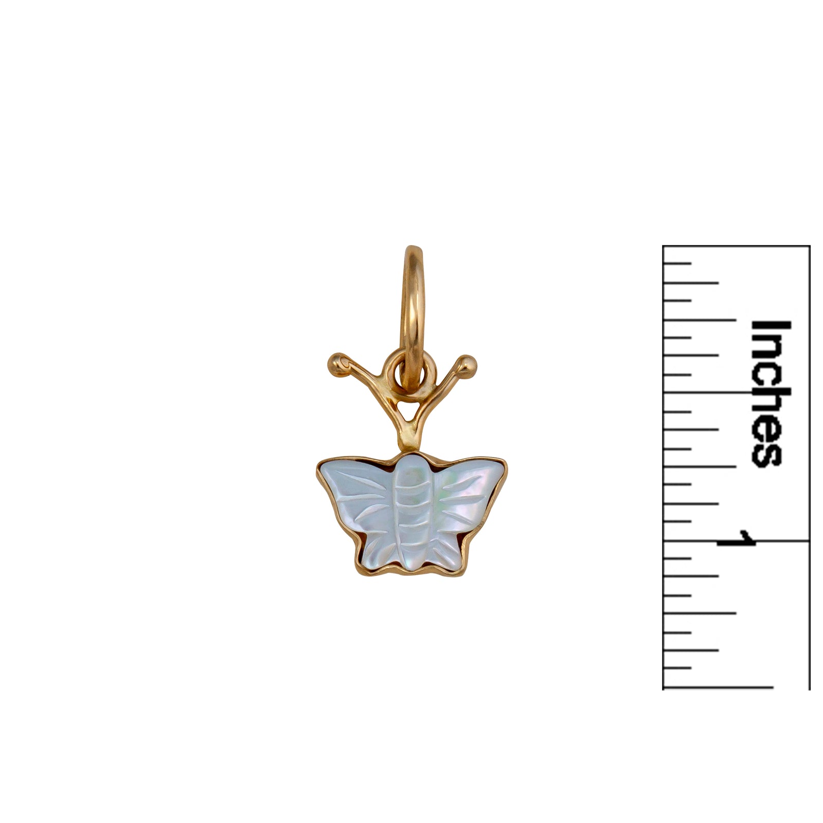 Alchemia Mother of Pearl Butterfly Charm Pendant | Charles Albert Jewelry