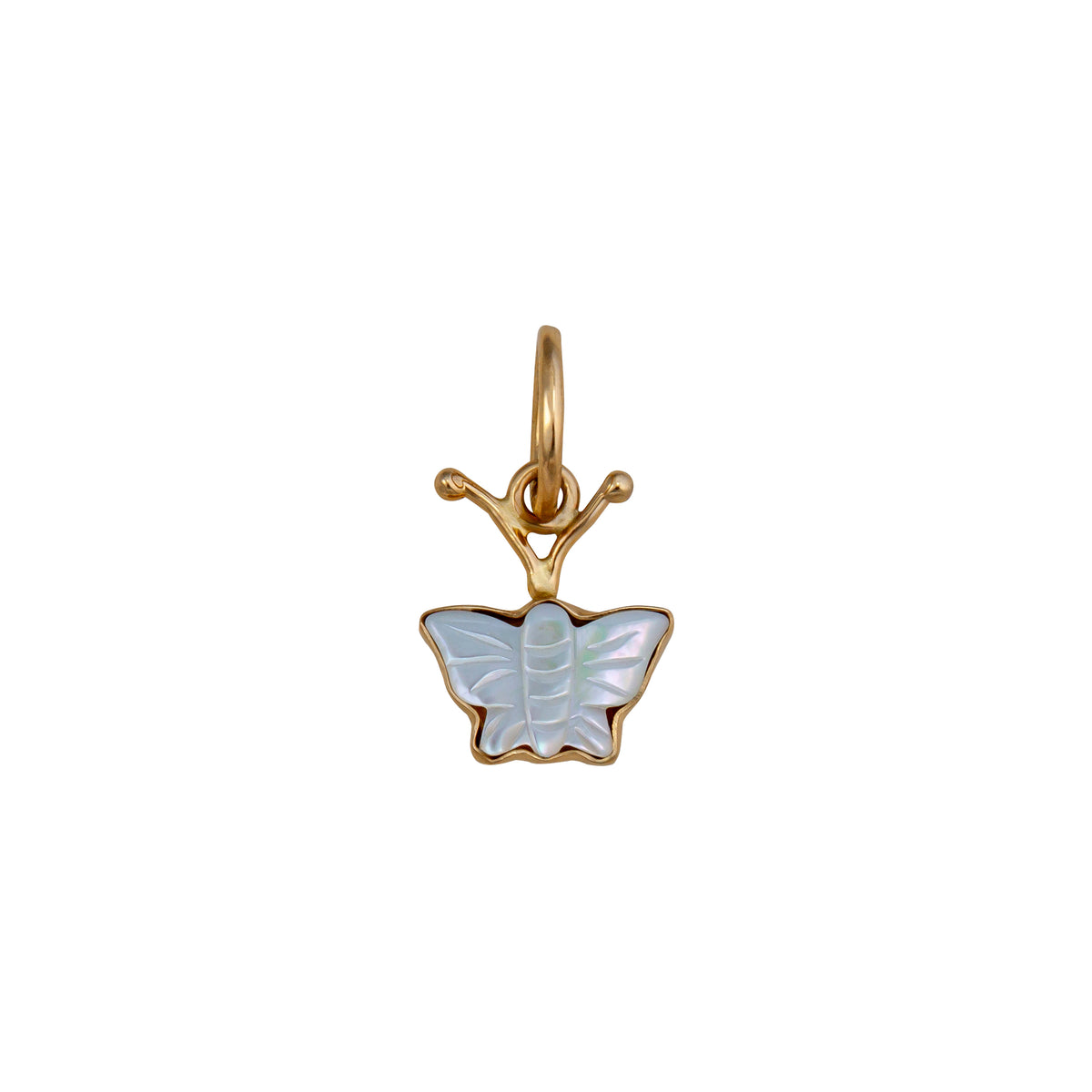 Alchemia Mother of Pearl Butterfly Charm Pendant | Charles Albert Jewelry