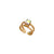 Alchemia Mercury Mist Rectangle Adjustable Cuff Ring | Charles Albert Jewelry